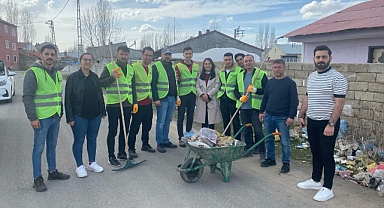 Ağrı Belediye Başkanı Hazal Aras, kolları sıvadı