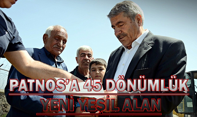 Ağrı'da 45 Dönümlük Arazi Üzerine Yeni Yeşil Alan İçin Start Verildi