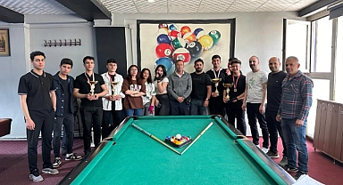 Ağrı’da Bilardo İl Birinciliği tamamlandı