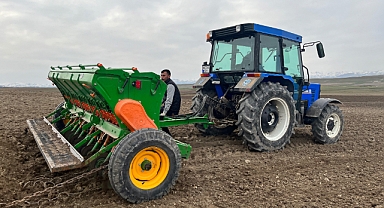 Ağrı’da buğday ve arpa ekimi başladı