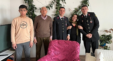 Ağrı’da Jandarmadan şehit ailelerine ziyaret