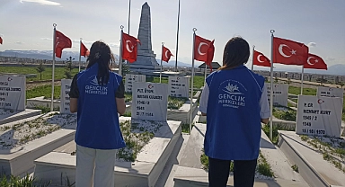 Ağrı Gençlik Merkezi’nden şehitlik ziyareti