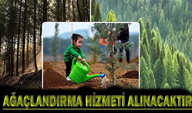 Ağrı Orman İşletme Müdürlüğü 151 Ha alana ağaçlandırma hizmeti alacak