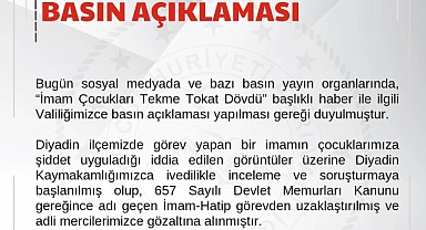 Ağrı Valiliği’nden açıklama