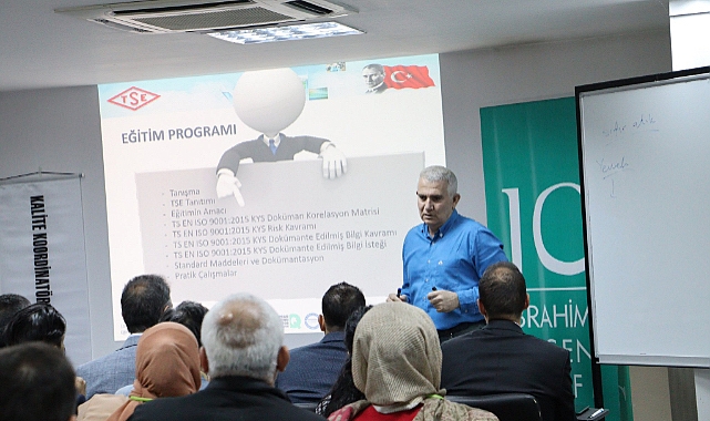 AİÇÜ’de TSE ISO 9001-2015 Kalite Yönetim Sistemi Eğitimi Sona Erdi
