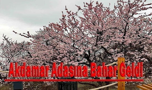 Akdamar Adasına Bahar Geldi
