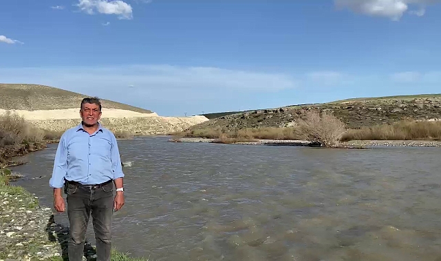 Aras nehri karsularının erimesi ile coşku