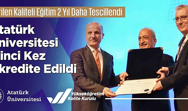Atatürk Üniversitesi ikinci kez akredite edildi