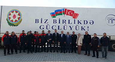 Azerbaycan Diaspora Destek Fonu'nun dan deprem bölgesine yardım