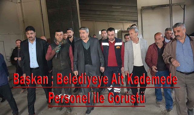 Başkan Abdulhalik Taşkın Belediye Kademesinde İncelemelerde Bulundu