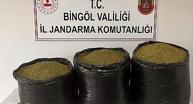 Bingöl'de jandarma 53 kilo uyuşturucu yakalandı