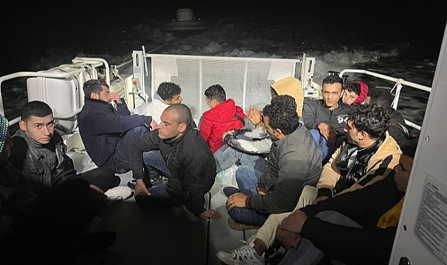 Bodrum'da 17 düzensiz göçmen yakalandı