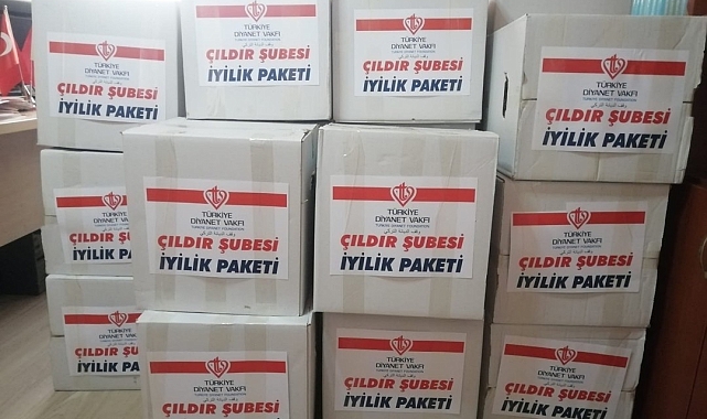 Çıldır Müftülüğü iyilik paketlerine devam ediyor