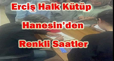 Erciş İlçe Halk Kütüphanesi, 60. Kütüphane Haftası Etkinlikleri Devam Ediyor