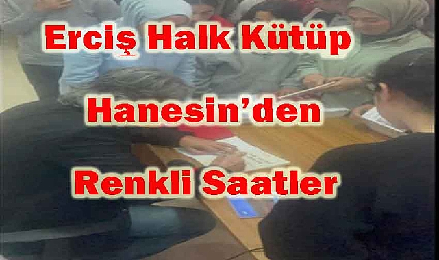 Erciş İlçe Halk Kütüphanesi, 60. Kütüphane Haftası Etkinlikleri Devam Ediyor