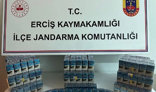 Erciş İlçe Jandarma Komutanlığı Sigara Kaçakçılarına Göz Açtırmıyor