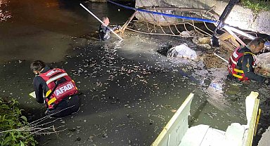 Erciş'te 2 yaşındaki çocuğun akarsuya düştüğü ihbarı ekipleri alarma geçirdi