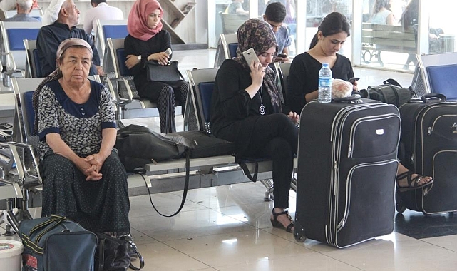Erzincan şehirlararası otogarında bayram yoğunluğu