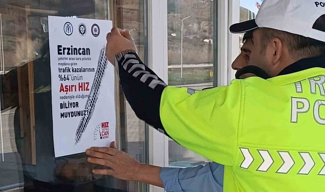 Erzincan trafik ekiplerinden bayram denetimi