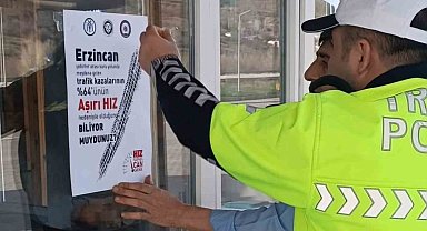 Erzincan trafik ekiplerinden bayram denetimi