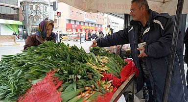 Erzincanda Çiriş Otu Tezgahlarda