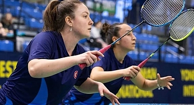 Erzincanlı kızlar Avrupa Büyükler Badminton Şampiyonası'nda bronz madalya aldı