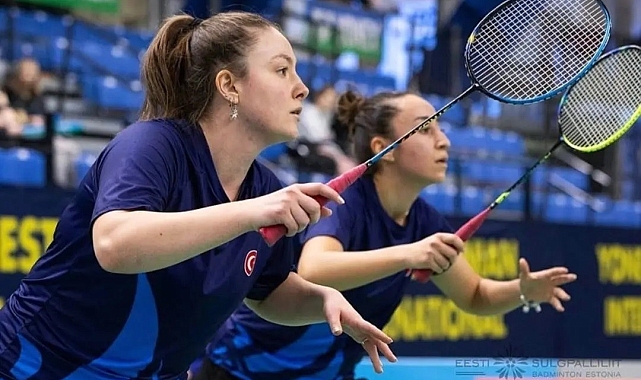 Erzincanlı kızlar Avrupa Büyükler Badminton Şampiyonası'nda bronz madalya aldı