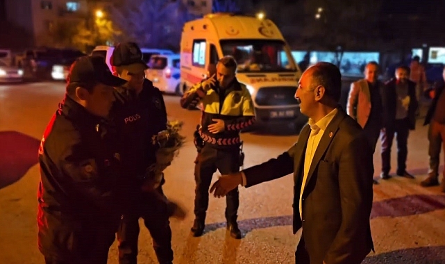 Erzincanlı muhtardan polislere sürpriz