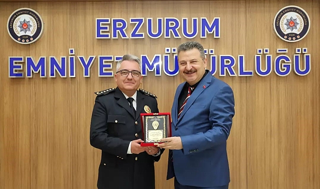 Erzurum Emniyetinde terfi heyecanı
