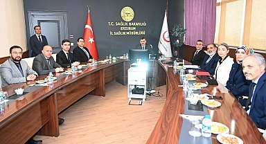 Erzurum Valisi Mustafa Çiftçi'ye sağlık hizmetleri brifingi