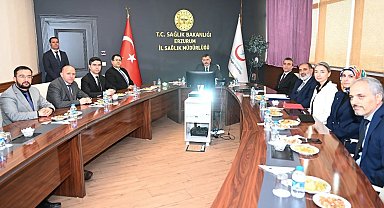 Erzurum Valisi Mustafa Çiftçi'ye sağlık hizmetleri brifingi