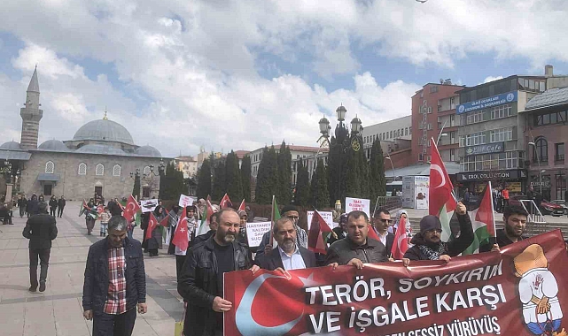Erzurum'da Hekimlerin Filistin için sessiz yürüyüşleri devam ediyor