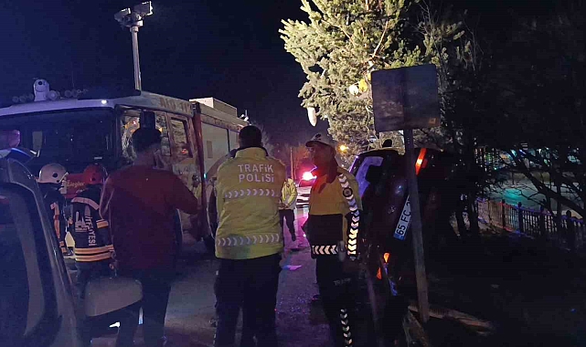 Erzurum'un Yakutiye ilçesinde trafik kazası: 3 yaralı