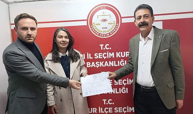 Hazal Aras Mazbatasını aldı