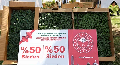 Iğdır'da hibe destekli sebze fidesi ve soya tohumu dağıtıldı