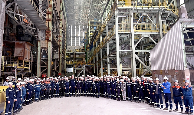 İsdemir, Vakum Altında Gaz Giderme Tesisi’ni törenle devreye aldı
