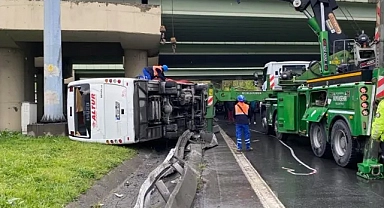 İstanbul Havalimanı yolunda feci kaza:6 Yaralı