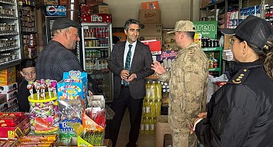 Kaymakam Aslantatar, esnafı ziyaret etti