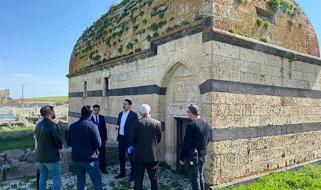 Kaymakam Yıldırım Tarihi Hamur Kümbetinde İncelemelerde Bulunuldu