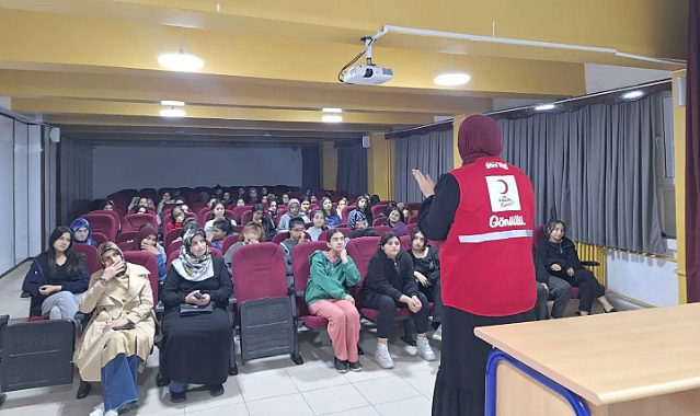 Kızılay Ağrı’da, Sağlıklı Yaşam ve Yaş Alma Eğitimi verdi