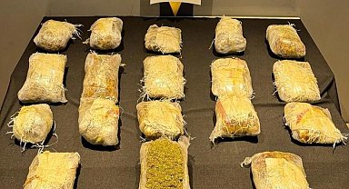 Malatya İl Emniyet Müdürlüğü 11 kilo 15 gram skunk ele geçirildi