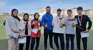 Malatya okçuluk yarışmasında birinci oldul