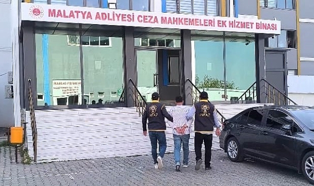 Malatya'da 15 yıl kesinleşmiş hapis cezası bulunan organize suç örgütü lideri yakalandı