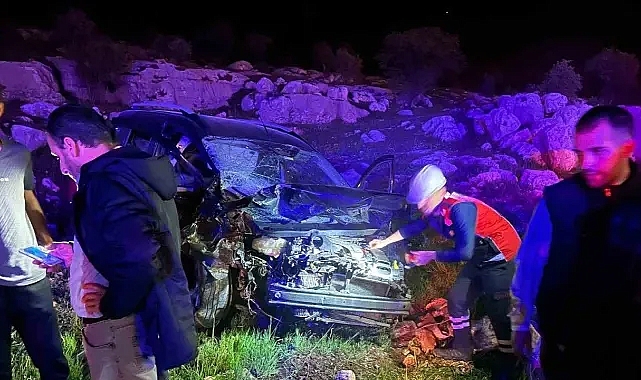 Mardin’de kaza sonrası araç küle döndü: 6 Yaralı