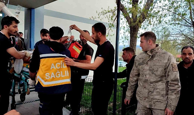 Muş'ta dereye düşen çocuk kurtarıldı