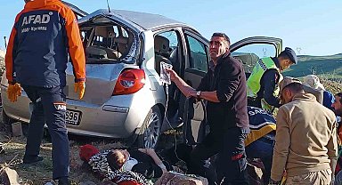 Muş'ta faciadan dönüldü; otomobil takla attı 4 yaralı