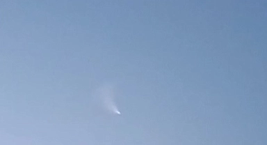 Muş'ta gökyüzünde tanımlanamayan cisim görüntülendi