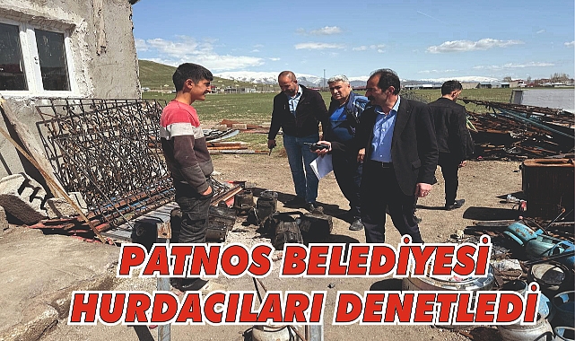 Patnos Belediyesi İş Makinelerinin Parçaları Hurdacılar da çıktı