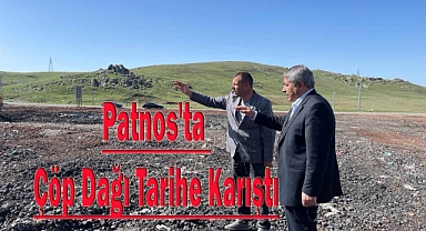 Patnos'ta Çöp Dağı Tarihe Karıştı, Yerine Yeşillik ve Göz Alıcı Manzara Gelecek