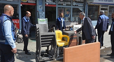 Patnos'ta kaldırım işgali son bulacak mı?